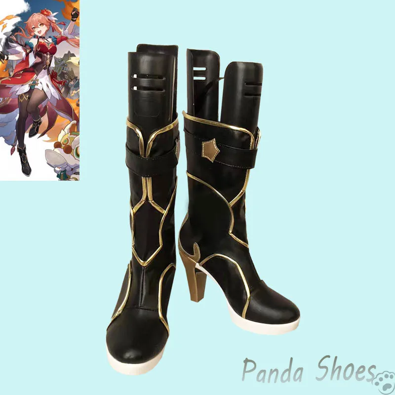 

Honkai: Star Rail Guinaifen Cosplay Shoes Anime Game Cos Long Boots Comic Cosplay Costume Prop Shoes for Con Halloween Party