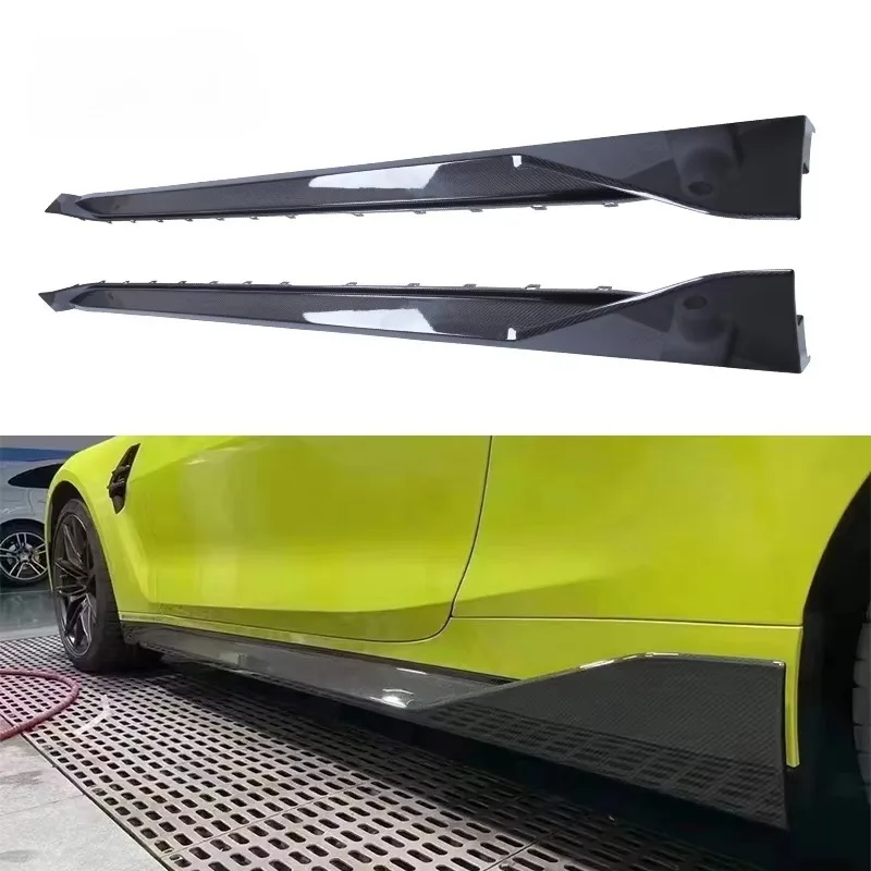 

For BMWS M3 G80 Trim Strips on the Side of the Body Dry Carbon Fibre 2020-2024
