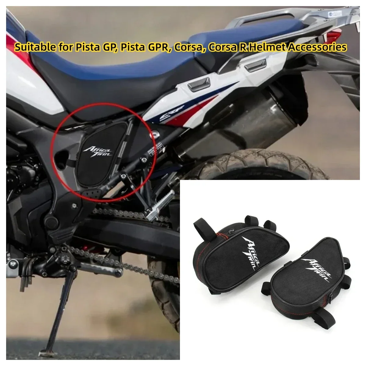 DUTRIEUX-For Honda CRF1000L Africa Twin 2015-2017 Motorcycle Accessories Tool Place Waterproof Bag Storage Bag