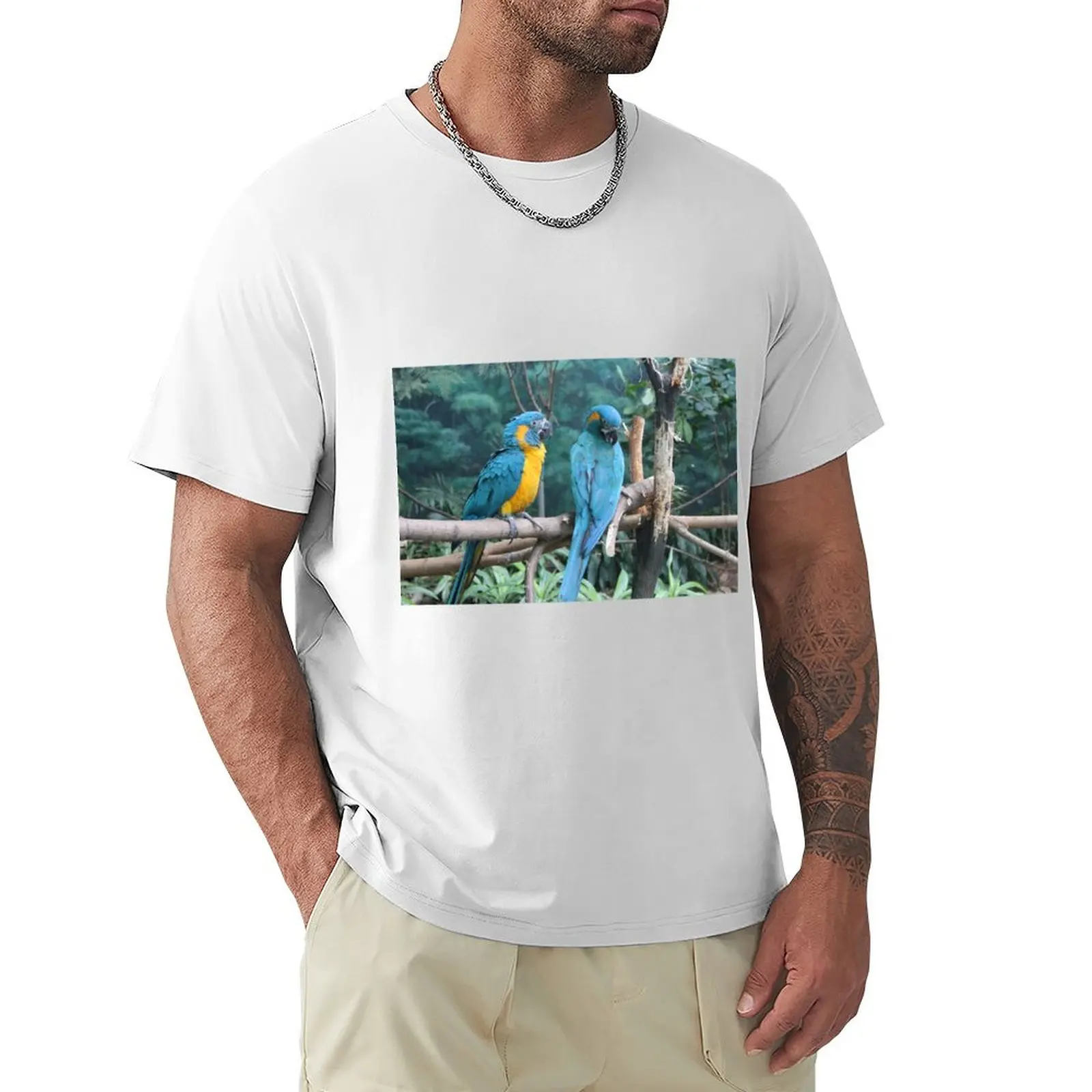 Parrots T-Shirt sublime anime sweat designer t shirt men