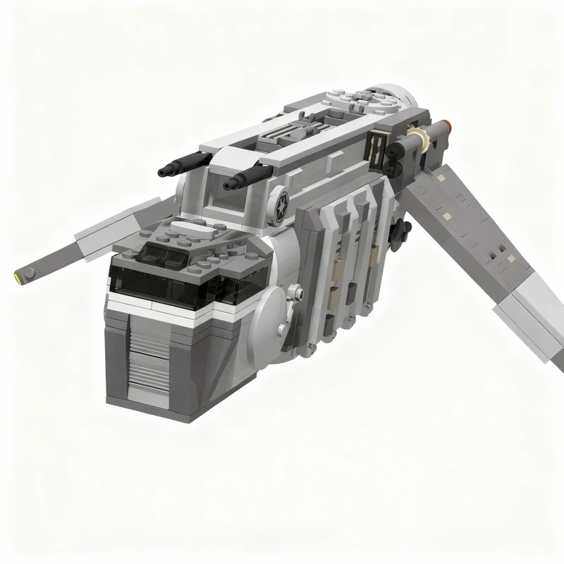 

928PCS MOC Space Battle Low Altitude Troop Transport Latt Model Collectible Display DIY Creative Building Blocks Gift Building