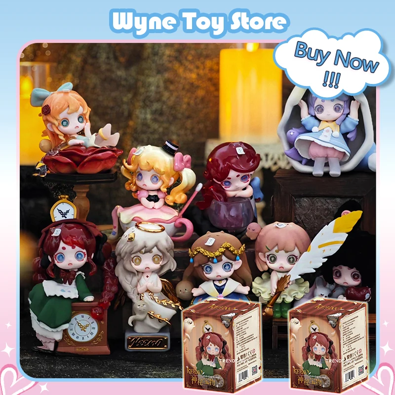 

NEW Ghost Keeno II Series Secret Treasure Anime Blind Box Girls Gift Set New Trendy Figure Desk Decoration Toy Display Item Doll