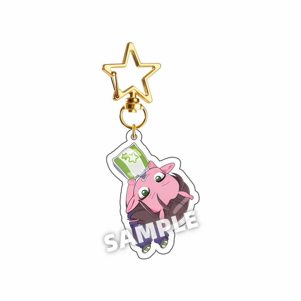 Milky:Subway: The Galactic Limited Express Anime 10cm Acrylic Keychain Stand Makina Kujou Tabletop Decorations Decor Gifts