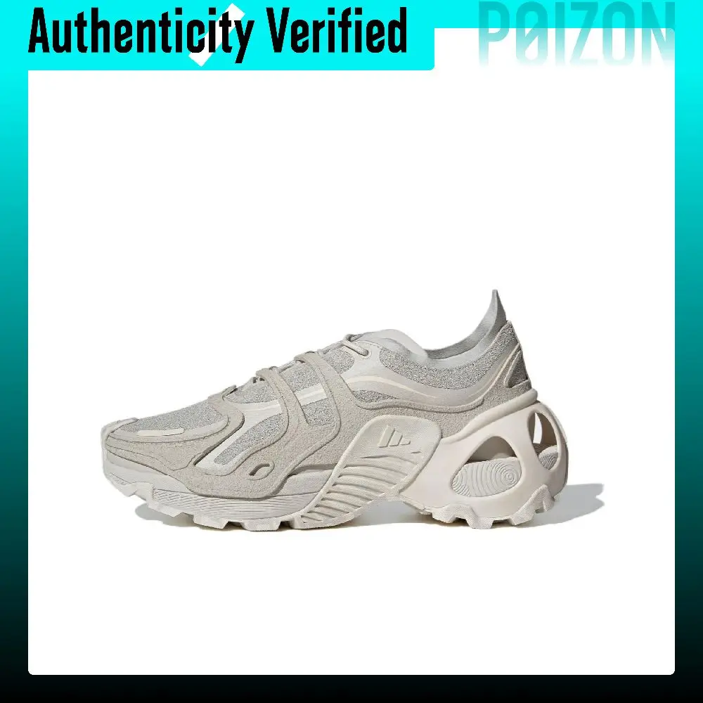 Adidas Wonder Runner Fabric Abrasion Resistant Breathable Low top Running Shoes Unisex Gray ID3657
