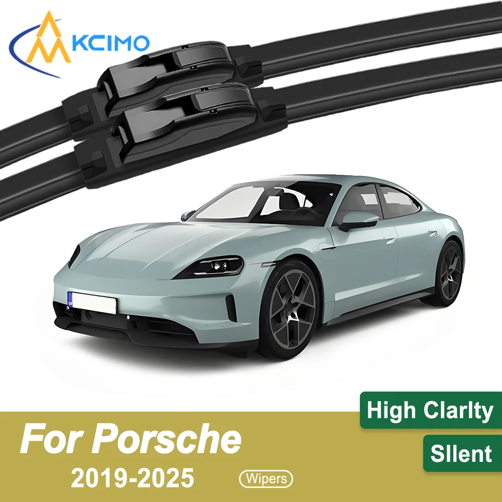 

2-Pack Superior Wiper Blades for Porsche Taycan Type 9J1 2019-2025 All-Season Durable Quiet Wiping Uninterrupted Visibility