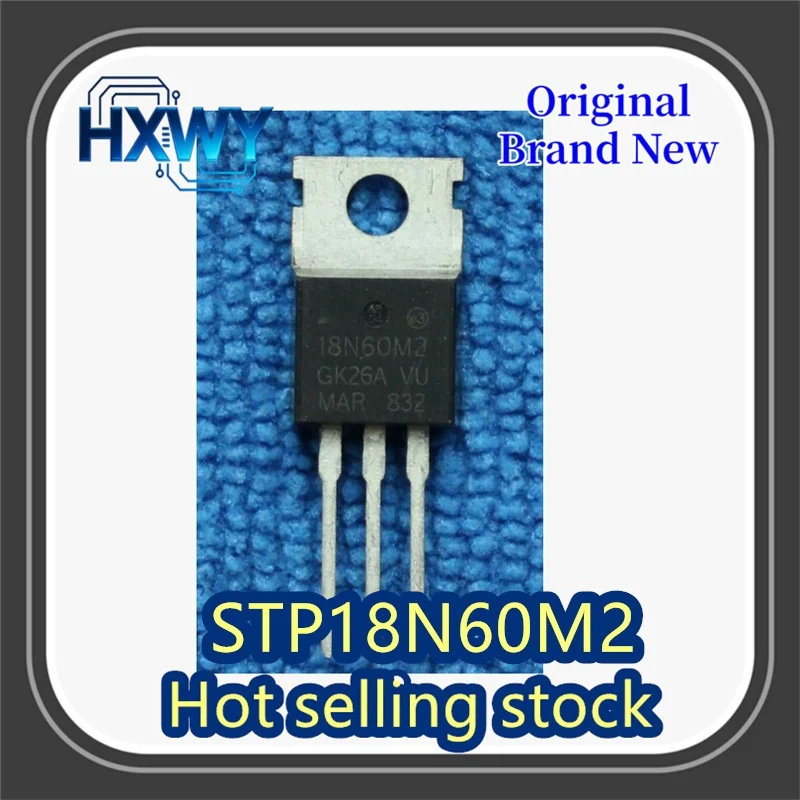 

(10/50 pieces) STP18N60M2 18N60M2 TO-220 650V 13A Brand New Original