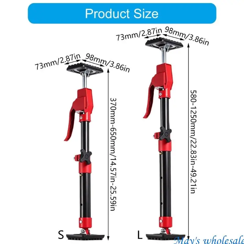 Aluminum Alloy Support Bracket Adjustable Height For Overhead Cabinets High Weight Capacity 200kg Secure Mounting Design 448A