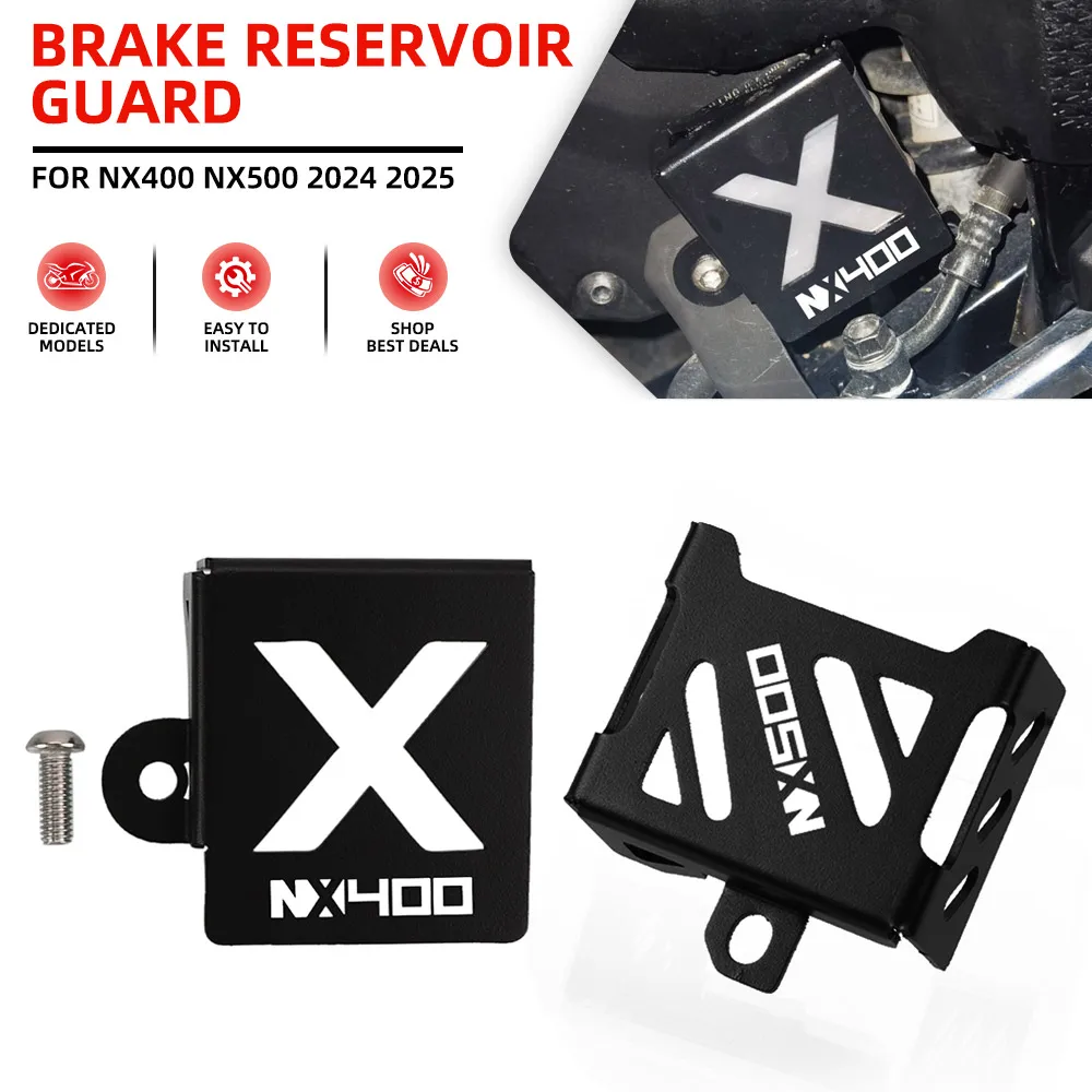 NX 500 400 Rear Brake Bump Fluid Reservoir Oil Cup Cover Protective Guard FOR HONDA NX500 NX400 2024 2025 Motorcycle Accessories