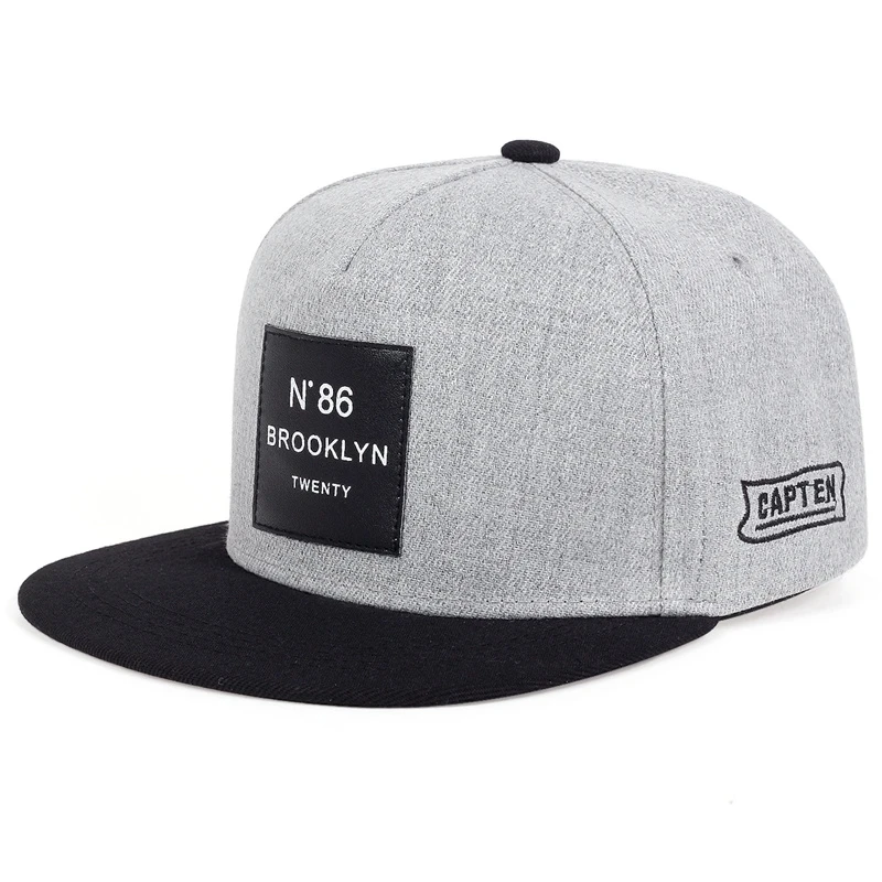 New Fashion N86 brooklyński naszywka czapka typu Snapback dla mężczyzn kobiet regulowana bawełniana czapka baseballówka Hip Hop