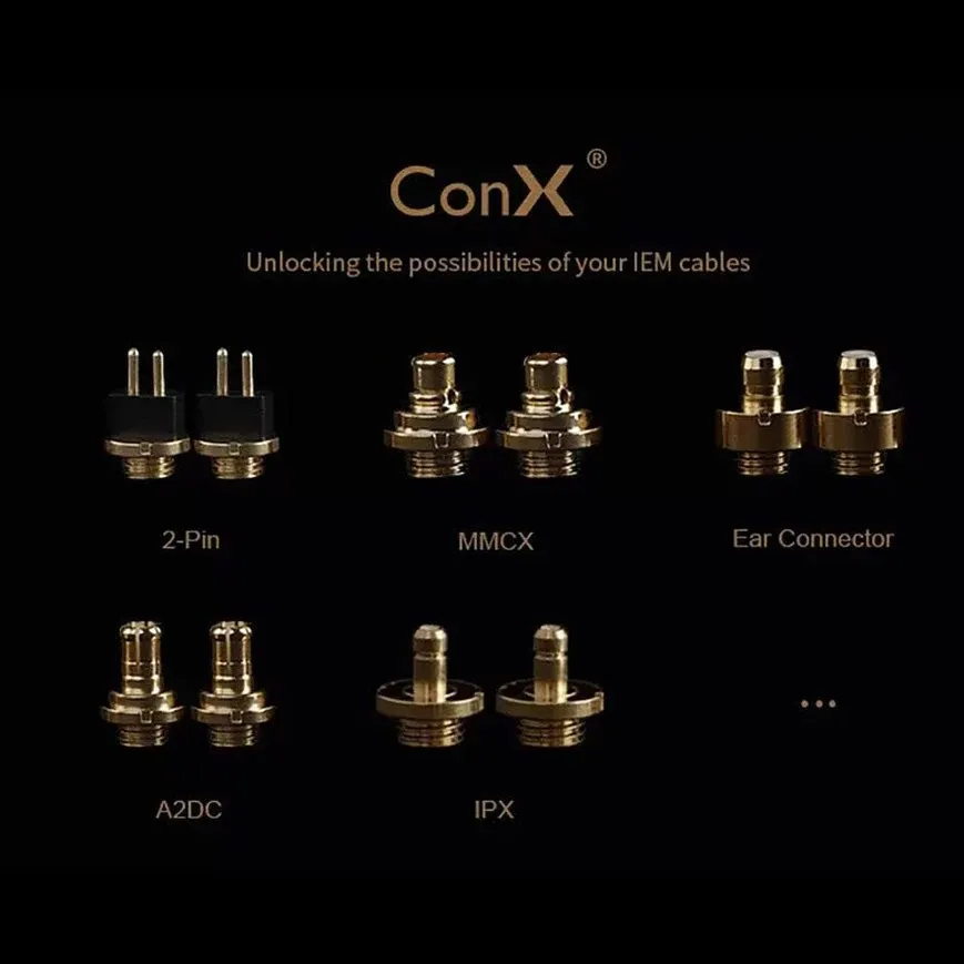 Effect Audio ConX Basic Set & Full Set Connectors-2Pin(0.78mm) /MMCX /PIPX /A2DC /Ear Connector