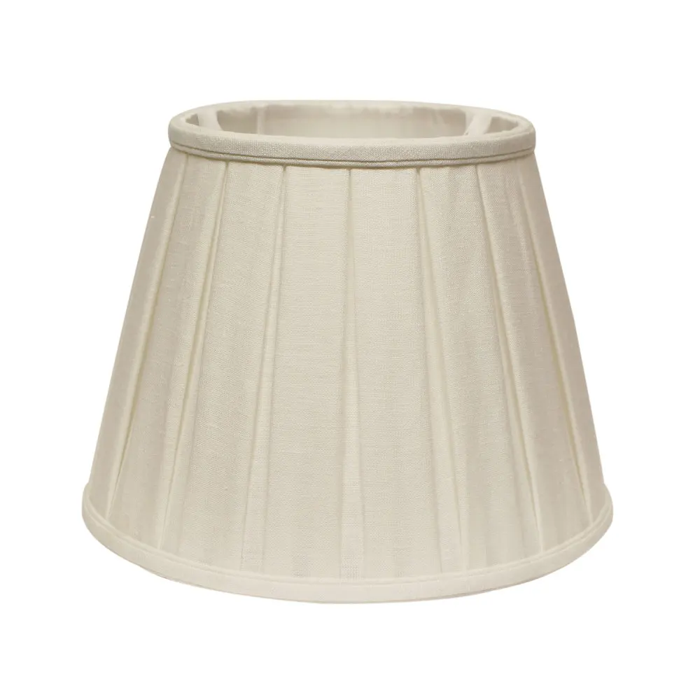 

Slant Linen Box Pleat Softback Lampshade with Washer Fitter, White