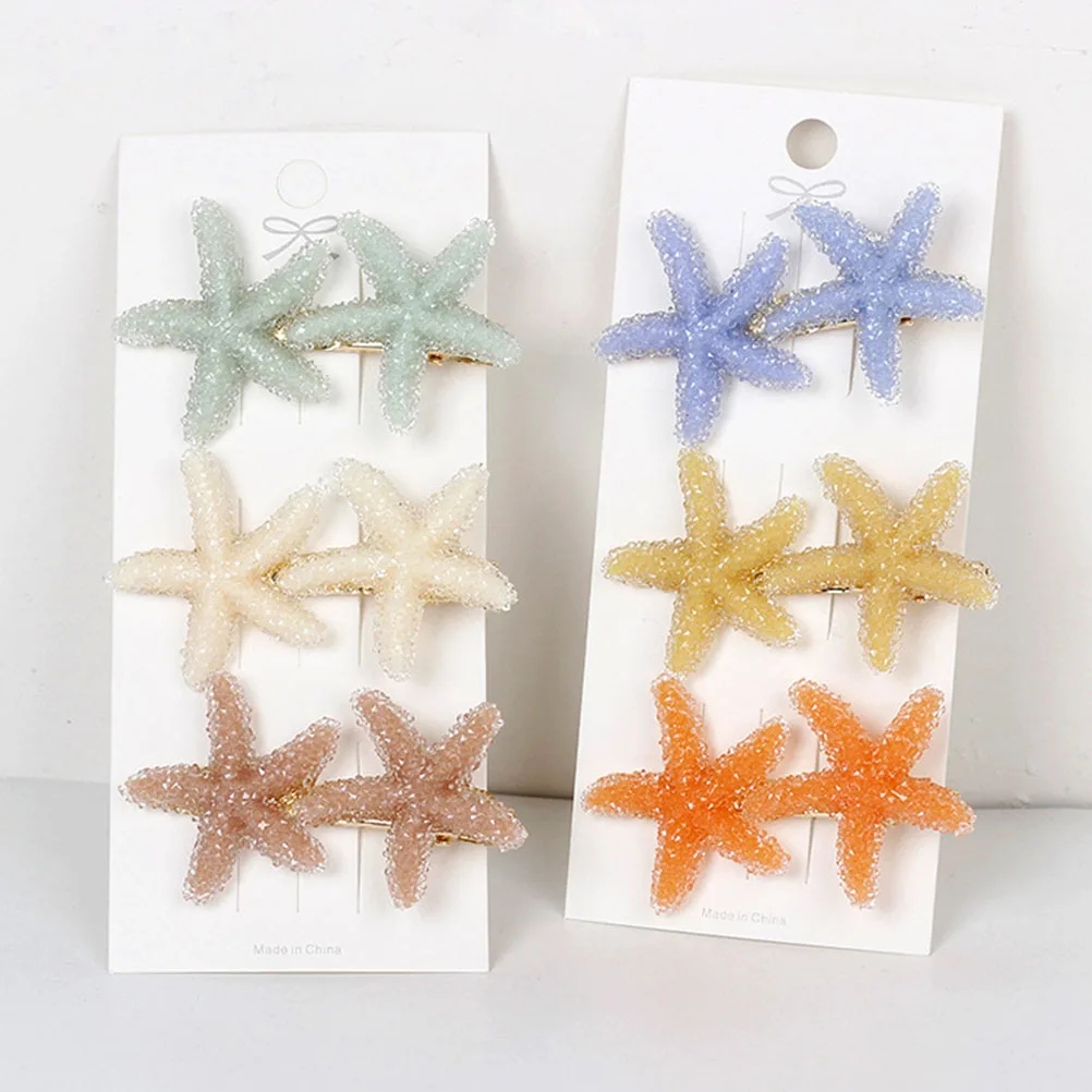 

Bangs Clip Decorative Hair Clips Alloy Glitter Hairpin Women Accessories