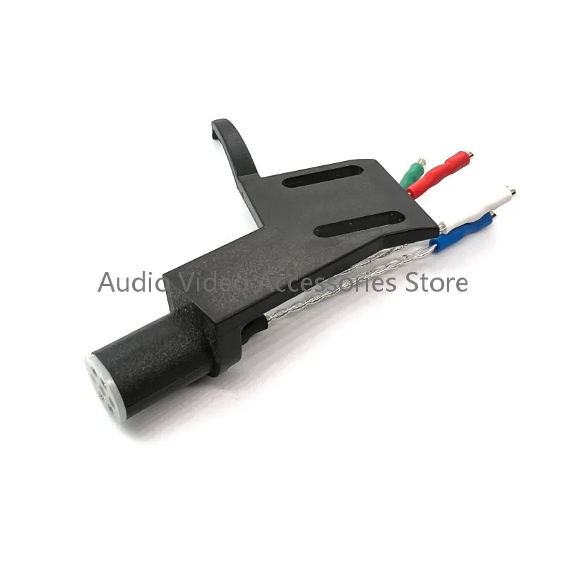 Giradischi Cartuccia Stilo Headshell Linea Filettatura Argento 7 Fori Per Philips Onkyo Marantz Denon LP Vinile Giradischi Staffa