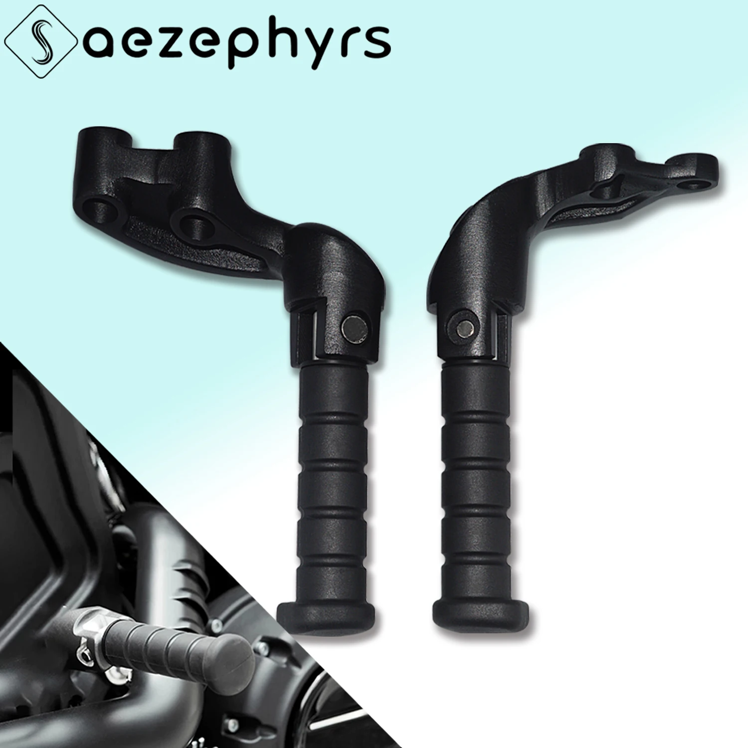 

Motorcycle Rear Passenger Folding Footpeg Mounting Bracket for Indian Scout 2015-2024 Scout Sixty Scout Bobber 2018-2024 Rogue