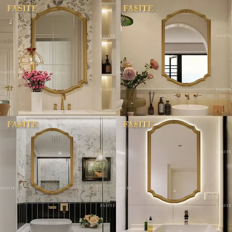 For American Bathroom Smart Mirror Anti Fog with Light Decorative Wall Mounted Vanity Dressing Mirror for Living Room
