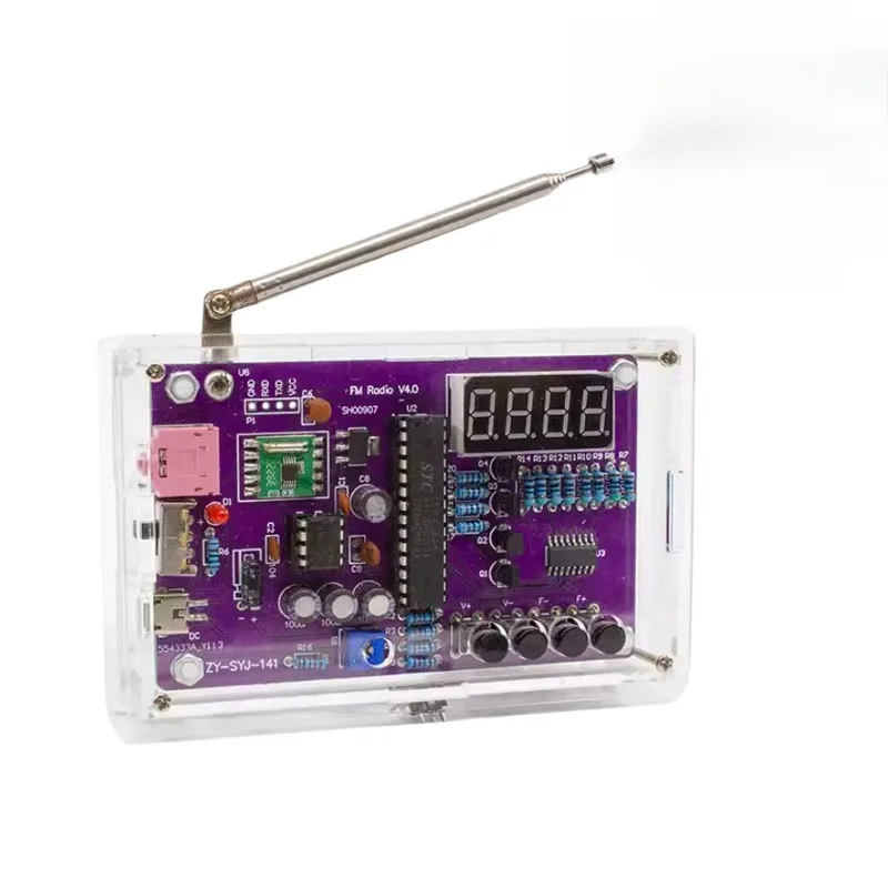 For Radio Assembly Kit FM FM Digital Tube Display Teaching Electronics DIY Making MCU Welding Parts