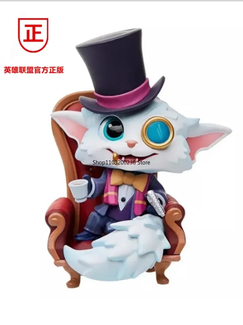 Original LOL League of Legends Heimerdinger Q Version Anime Action Figures Collectible Ornaments Model Toys Gift