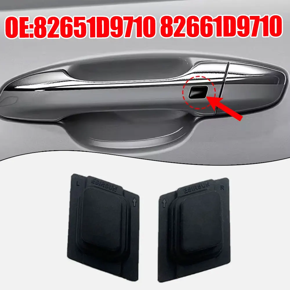 1/2pcs Car Exterior Door Handle Unlocking Button Switch Cover Auto Accessories For Kia Sportage 2016-2021 82651D9710 82661D9710