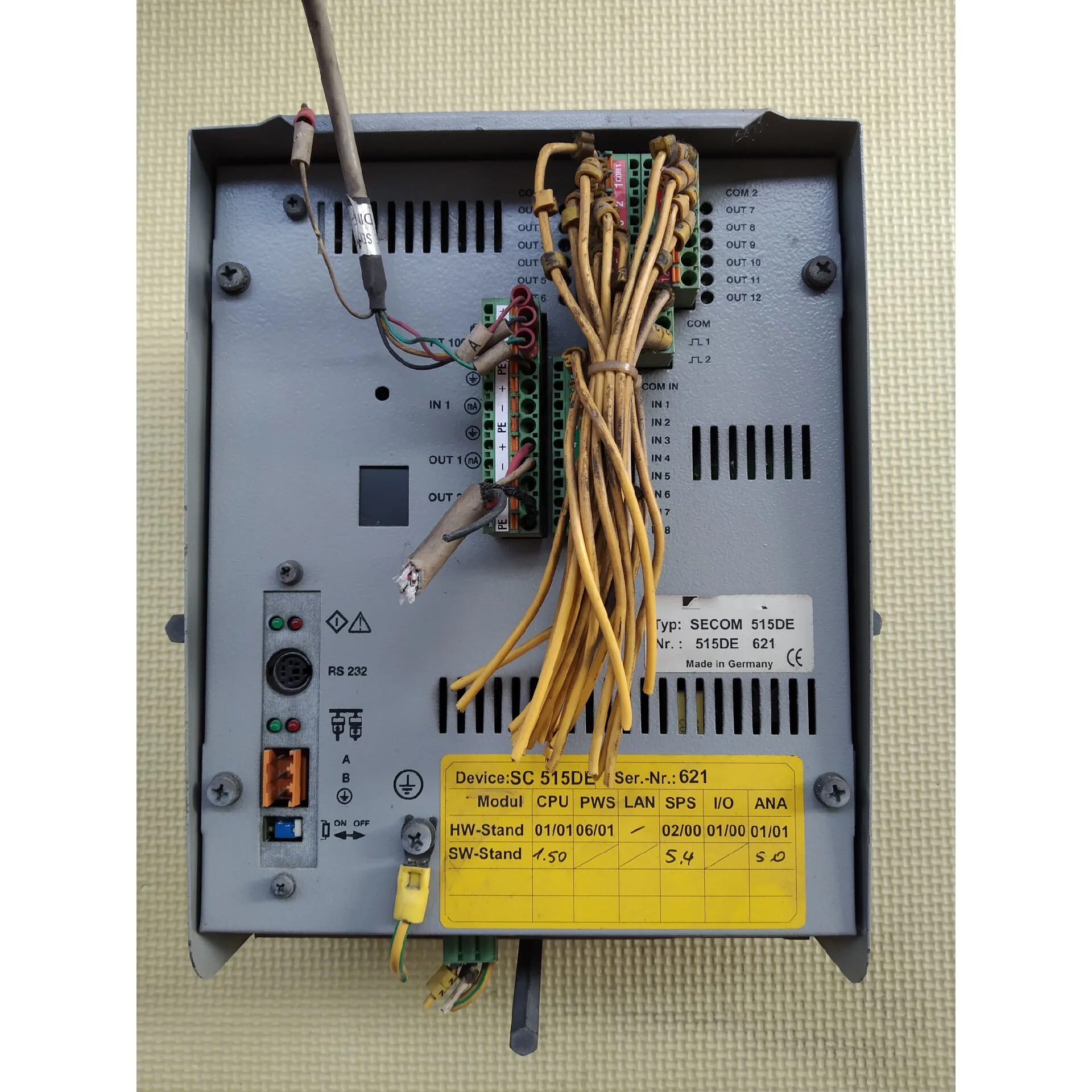 SECOM 515DE คอนโทรลเลอร์เครื่องย้อมสี มีการรับประกัน