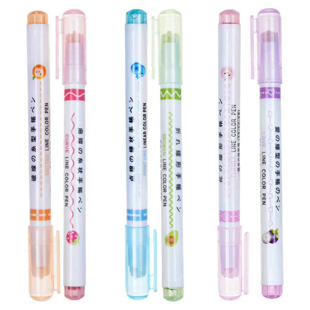 

Набор из 6 маркеров-выделителей с цветными быстросохнущими чернилами для школы, чтения, заметок, творчества и ведения дневников