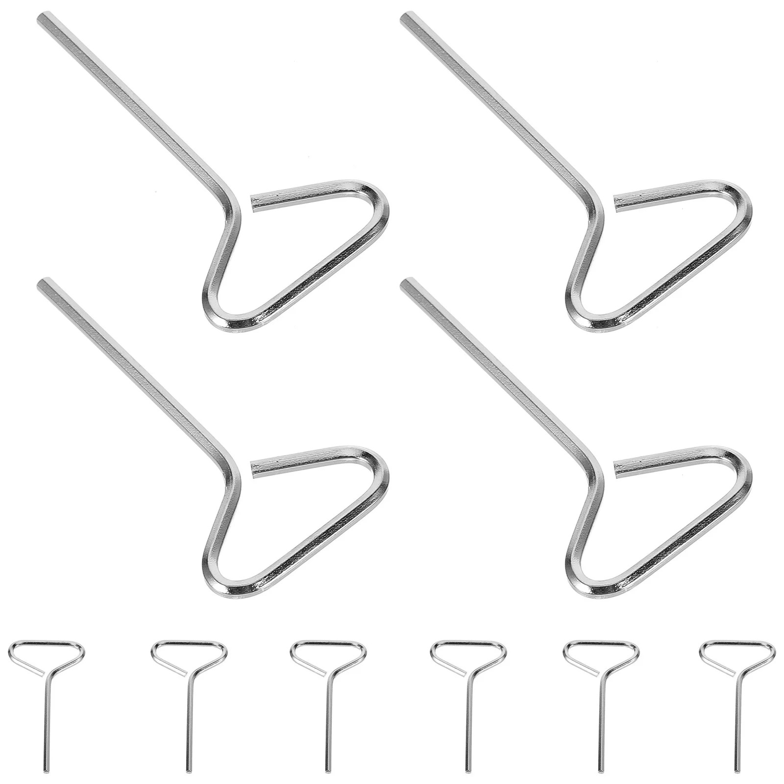 

10pcs Hex Key Set T Handle Allen Wrench For Exit Device Locking Mechanism Emergency Tool Library Security Door Push Bar Wrenches