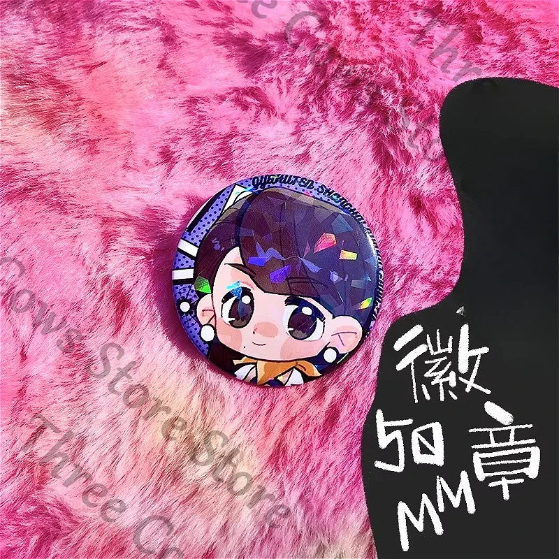 

Anime Phoenix Wright Franziska Von Karma Miles Edgeworth Ace Attorney Cosplay Pendant Emblem Cartoon Laser Badge Mascot Gift