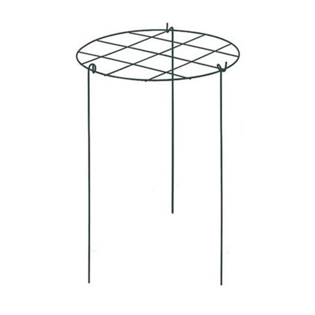 1Pc Garden Garden Plant Stand Climbing Frame Grid Shape Iron Metal Strawberry Frame Indoor And Outdoor Fixed Rod