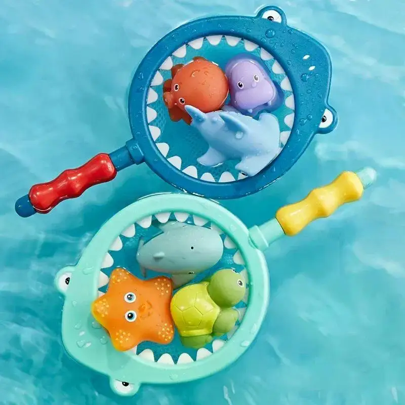 Water Spray Bath Toys Swimming  For Summer Play Water Fishing Bath Kids set Baby Toys Summer