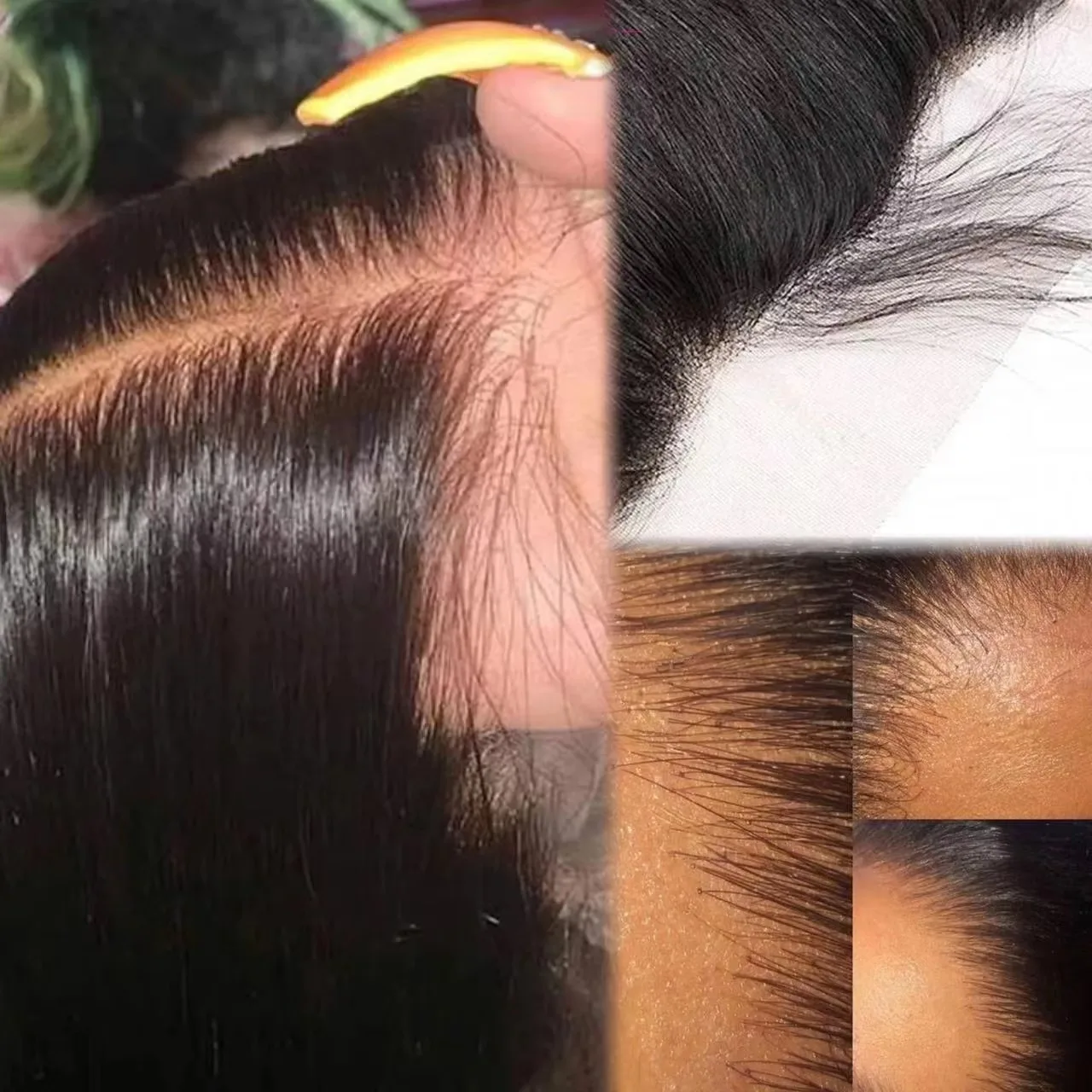 Bone Straight 360 Lace Frontal Wigs Brazilian Human Hair HD Lace 250% Density 36 38 42 Inch Pre Plucked And Glueless For Women