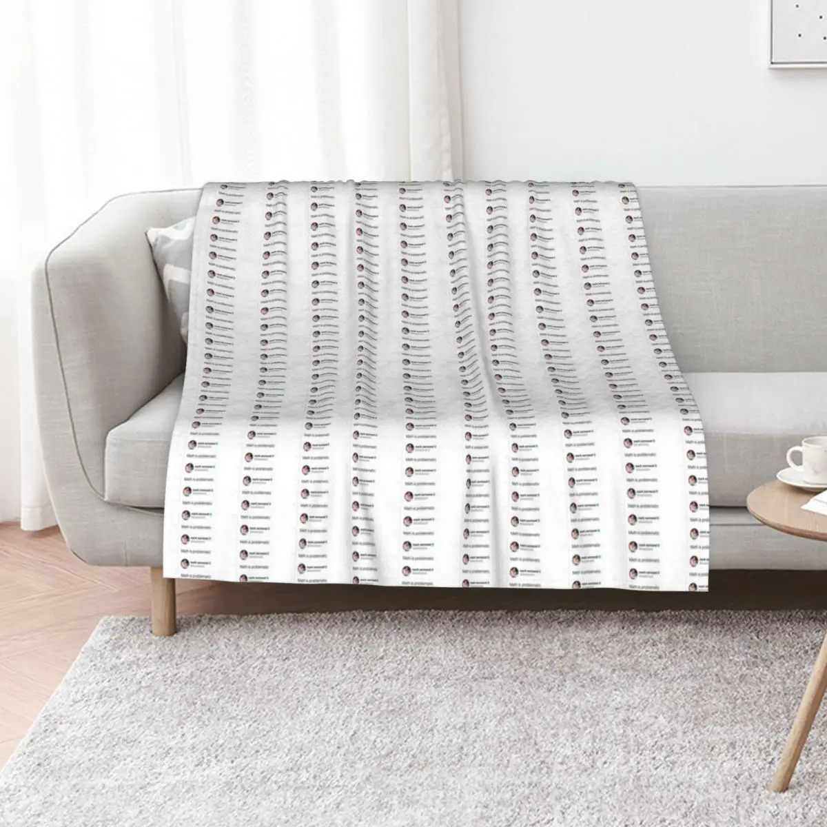 Mark Normand Tweet Throw Blanket For Sofa Thin warm winter Flannel Plush Decoratives Furry Blankets