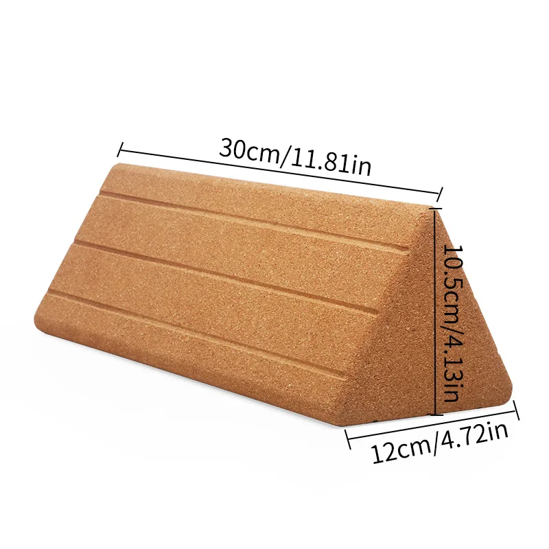 

High-Density Triangle Cork Yoga Block - Waist Abdominal Fitness Dance for Kids