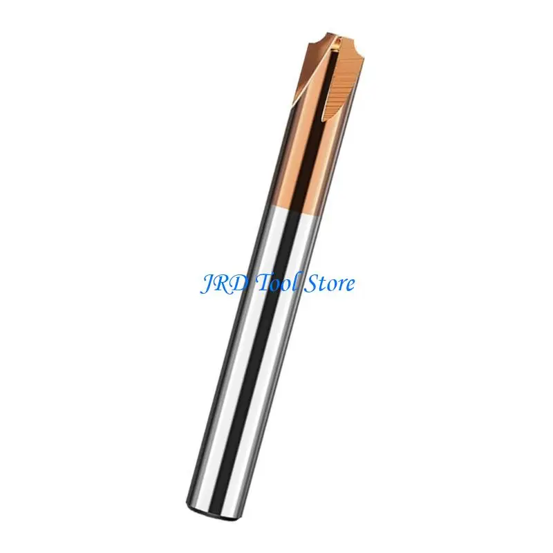 

A2UD Engraving Cutter 4 Flute End Mill Single Tooth Spirals Bit Deburring Milling