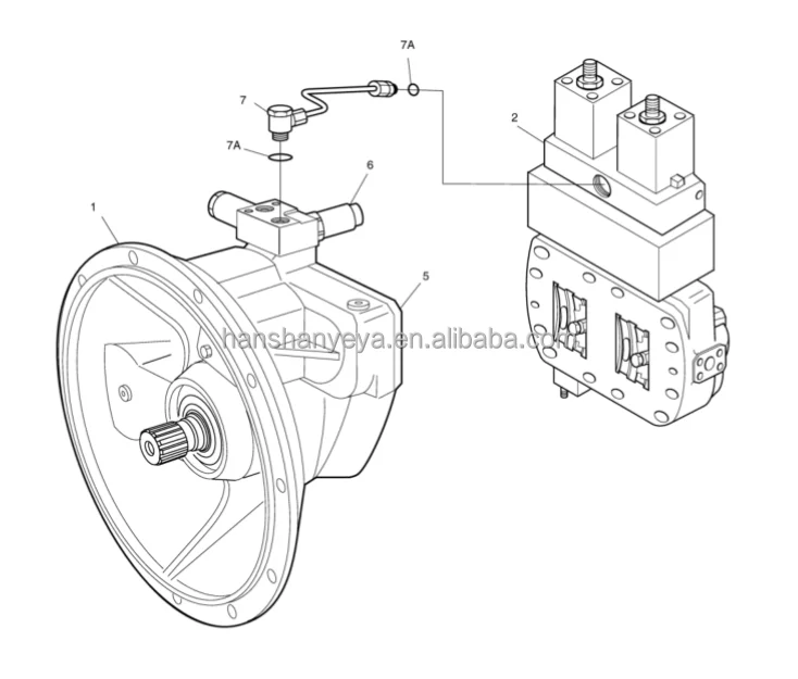 Wholesale price Doosan DH420 DH420LC-7 A8VO200 A8V0200 401-00255 401-00255B 400914-00247 excavator hydraulic main pump