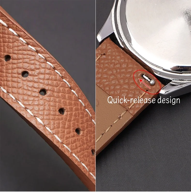 18MM 20MM 22MM Universal Retro Leather Quick Release Watch Bracelet For Rolex Submariner For Blancpain x Swatch Bracelet