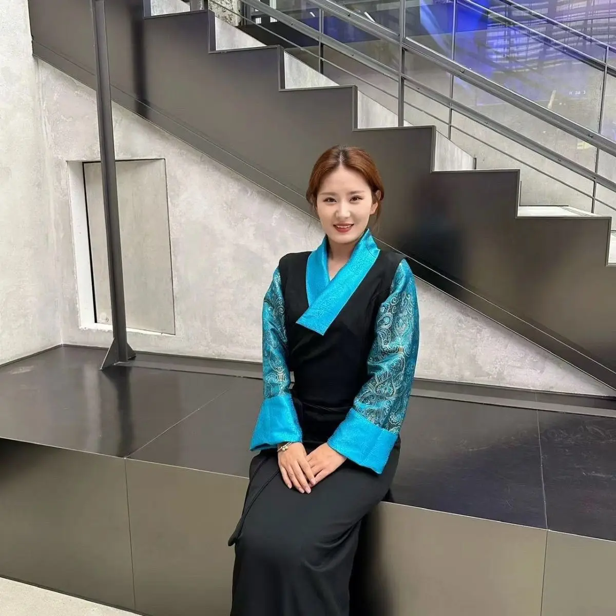 2024年夏新作 レディース チベット風ボラドレス 気質チベット