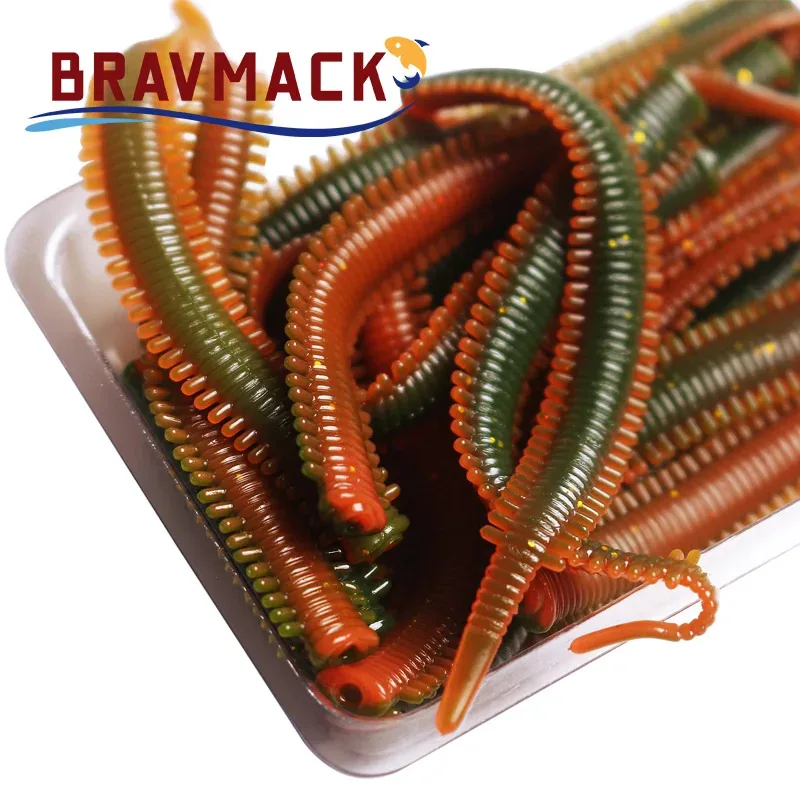 BRAVMACK 10pcs/pack road runner lures bionic sea sandworms soft bait fishing lures artificial bait fishing bait
