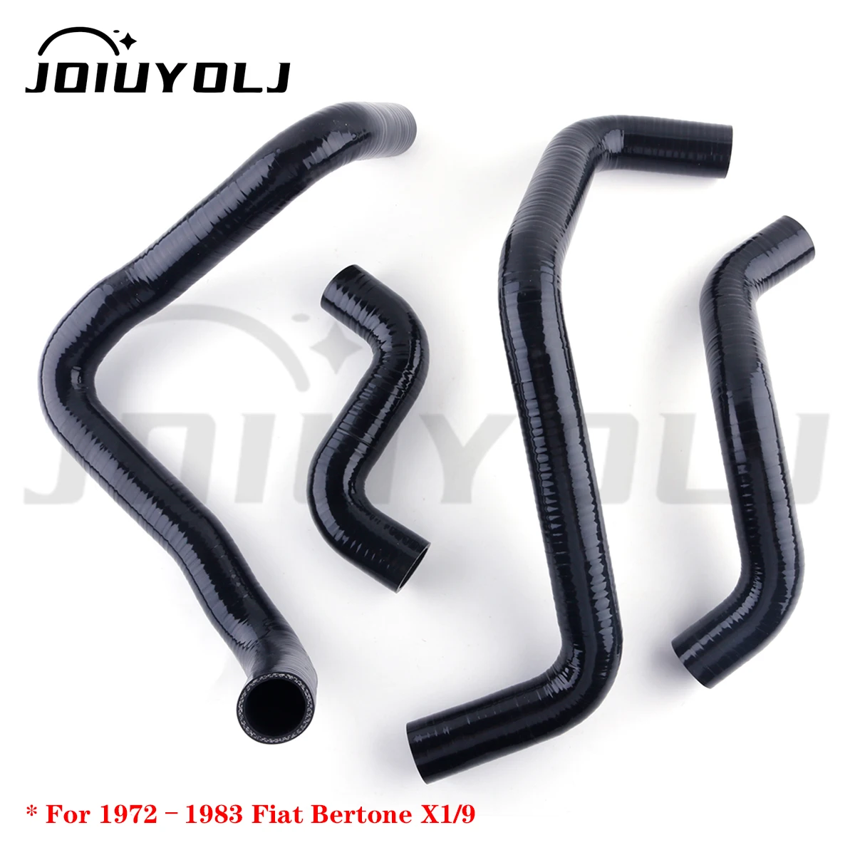 Silicone Radiator Coolant Hose Kit For 1972-1983 Fiat Bertone X1/9 1.3L 1.5L