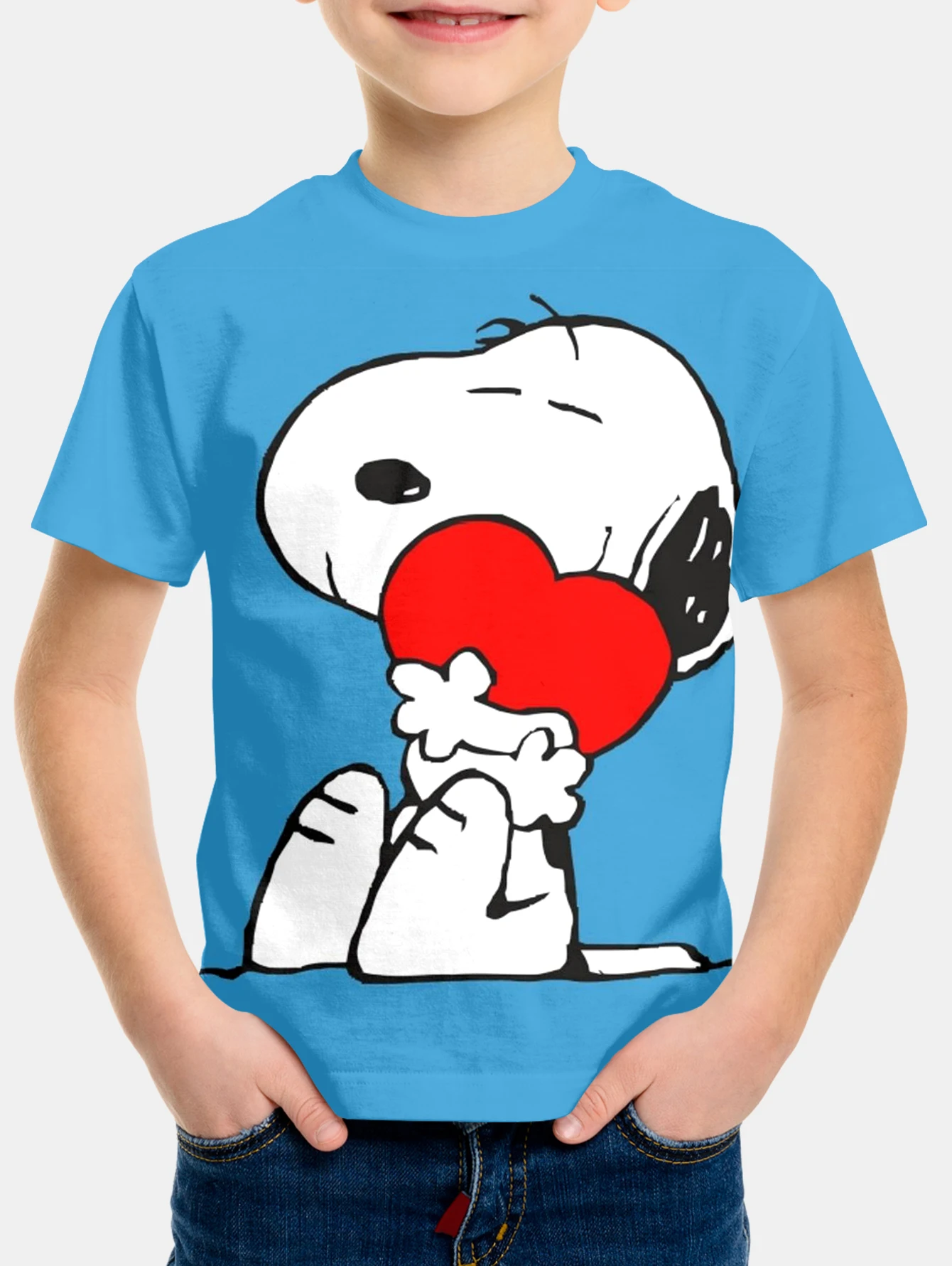 

Snoopy T-shirts for Children Boy's Shirt Boys Wear Short Sleeve Tops Children's Clothing Boys Child T-shirt 2024 Kids Clothes