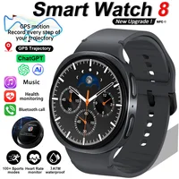 2026 nuevo reloj inteligente para hombres 8 GPS 1,46 pulgadas AMOLED rastreador deportivo de salud ritmo cardíaco NFC Bluetooth llamada impermeable Smartwatch