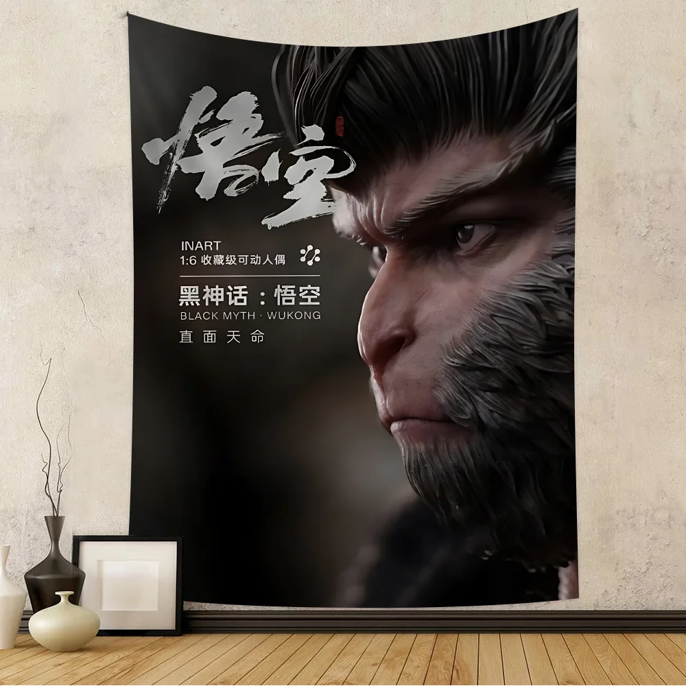 

Black Myth Wukong Chart Tapestry For Living Room Home Dorm Decor Art Home Decor