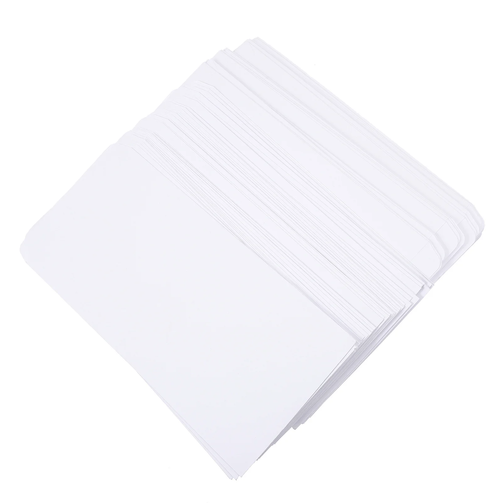 

100Pcs Bills Envelopes Blank Paper Cash Receipt Storage Office File Folder for Business Letters Document Organization Supplies