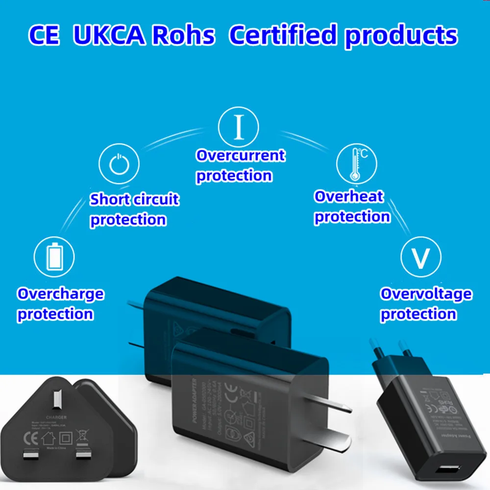 شحن سريع محول الطاقة العرض ، USB شاحن للهاتف ، سماعة ، المتكلم ، هزاز ، الاتحاد الافريقي ، المملكة المتحدة ، الاتحاد الأوروبي التوصيل ، تيار مستمر ، 5 فولت ، 2A ، 3A