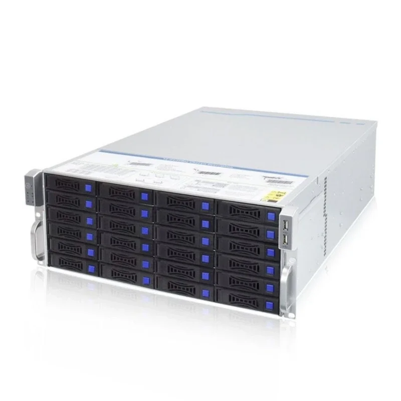 

24-Disk storage server compatible recording disk array