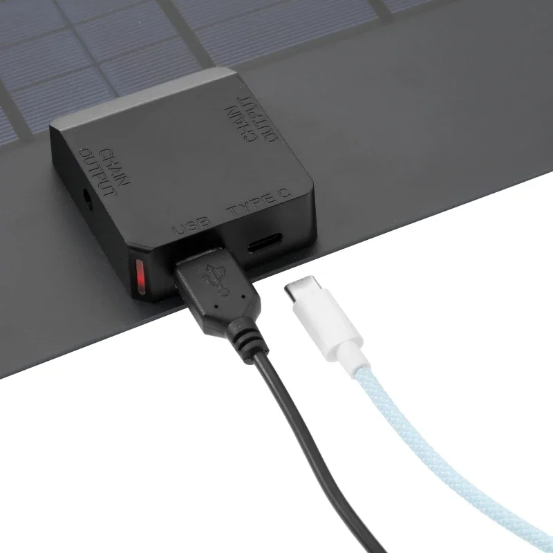 50W/100W Portable Solar Panel USB Outdoor Mobile Power DIY Travel Cell Phone Charger Car Yacht 12V18V Battery Pack Power Panel