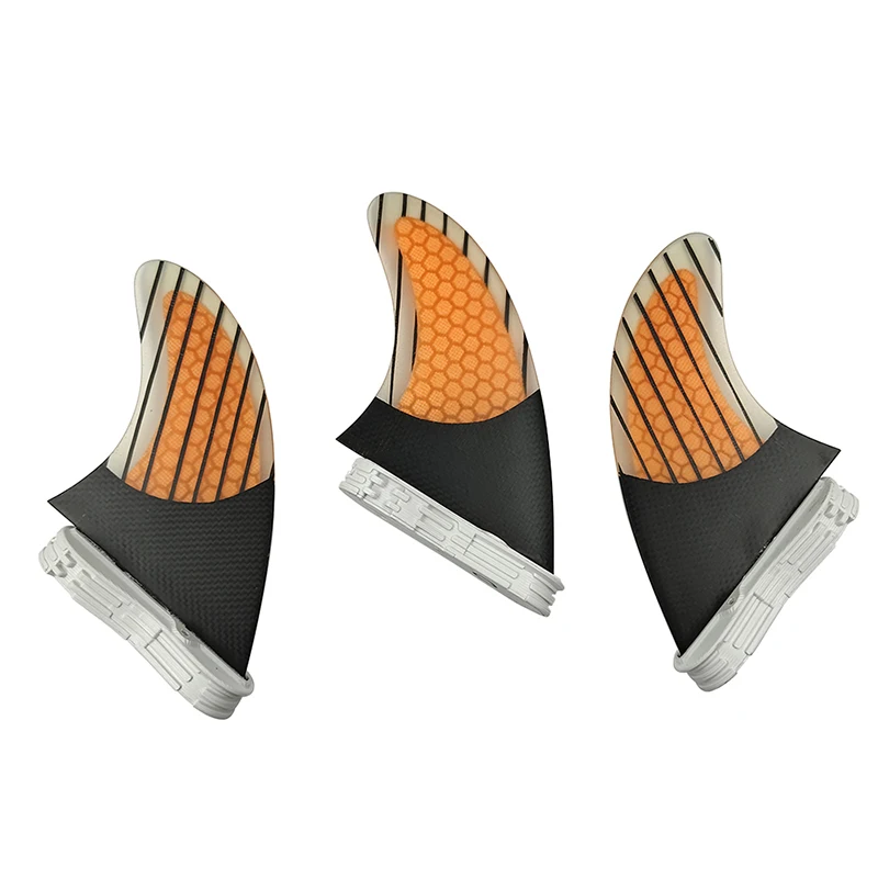 G7 Tri Fins UPSURF FCS II L Surf Fins Fiberglass Honeycomb Surfboard Fins Stabilizer Surfing Accessories Quillas TRI-Fins