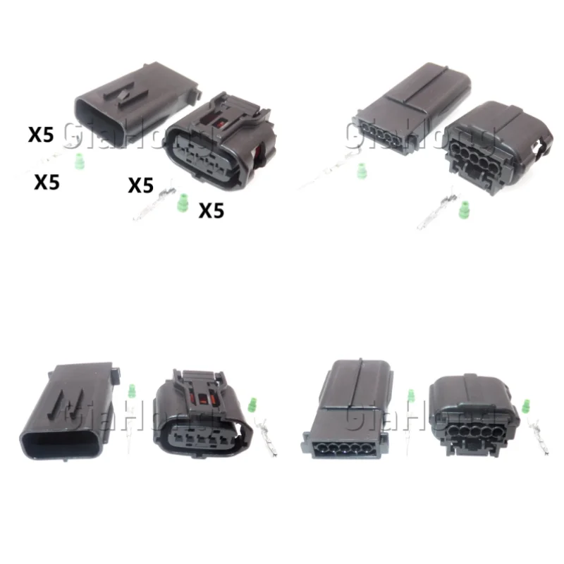 

1 Set 5 Ways AC Assembly Auto Parts 6189-1046 Car Air Flowmeter Low Current Wiring Harness Sealed Socket For Toyota Corolla
