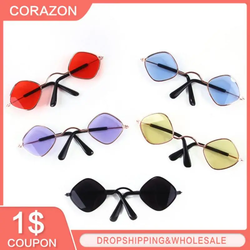 1PC Pet Cat Óculos de cão Lovely Vintage Para Little Dog Cat Eye-Wear Óculos de sol Fotos Props Produto Pet Cat Acessórios