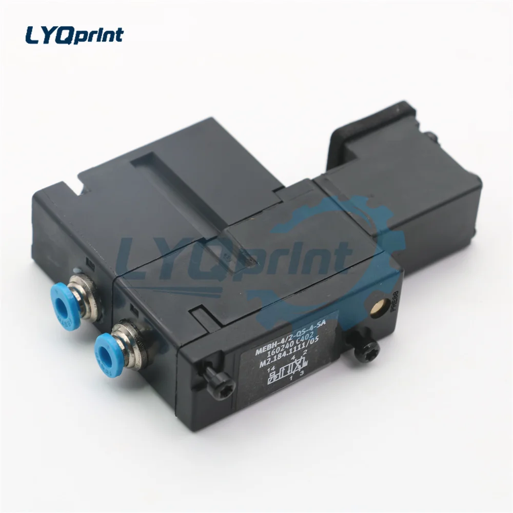 Best Quality 1 Piece M2.184.1111 SOLENOID VALVE MEBH-4/2-QS-4-SA for SM52 PM52 SM74 SM102 CD102 Printing Machine