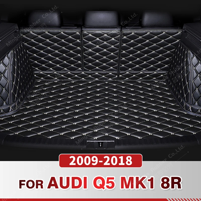 

Full Coverage Trunk Mat For Audi Q5 MK1 8R 2009-2018 17 16 15 14 13 12 11 10 Car Boot Cover Pad Interior Protector Accessories