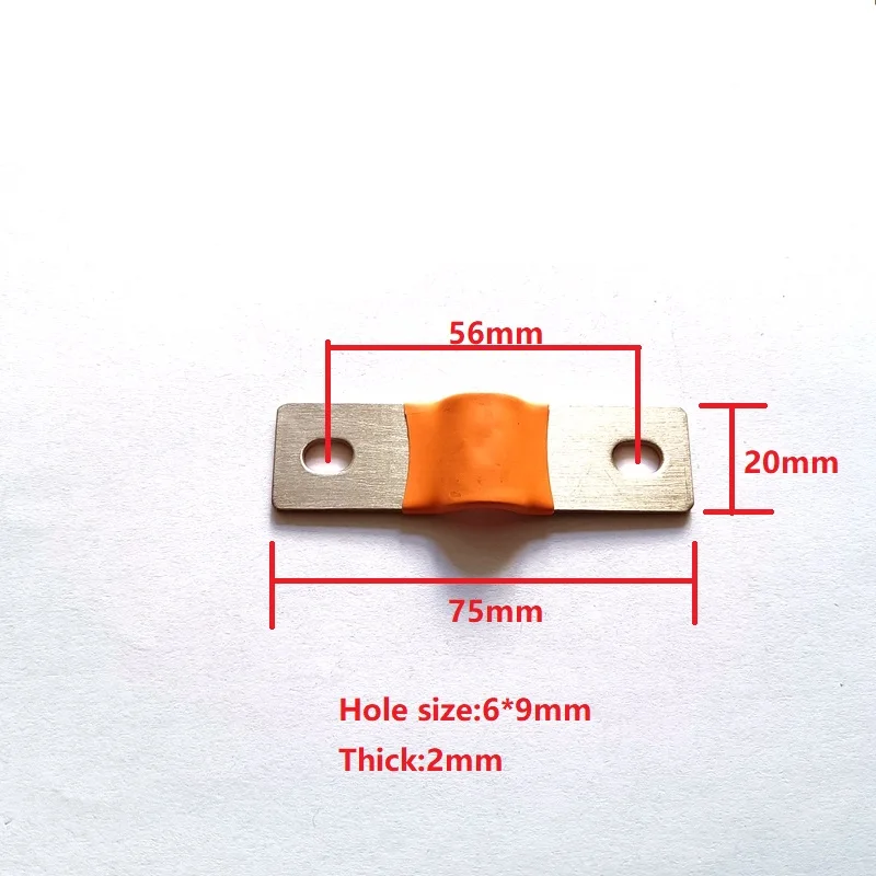 8 sztuk szyny elastyczne 56mm otwór odległość złącze baterii autobus Bar LiFepo4 miedzi szyny M6 dla litowo-jonowy 12V 230AH komórka